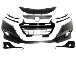 2021 2022 Honda Accord Front Bumper Cover With Grille Upper Lower Headlight Trim & Fog Light Cover 10-Pcs