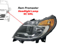 Load image into Gallery viewer, 2014 2015 2016 2017 2018 2019 2020 2021 2022 Ram Promaster Front Headlight Left Lamp Without DRL Driver Side