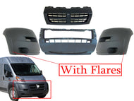 2014-2018 Ram ProMaster 1500 2500 3500 Front Bumper With Side Flares Upper Center Grille
