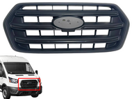 2020 2021 2022 2023 Ford Transit 150 250 350 350HD Front Bumper Upper Grille Black