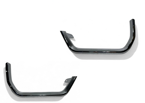 2022-2024 GMC Terrain SLE SLT Left Right Front Bumper Lower Molding Trim Chrome Driver & Passenger Set - Texas-e-parts