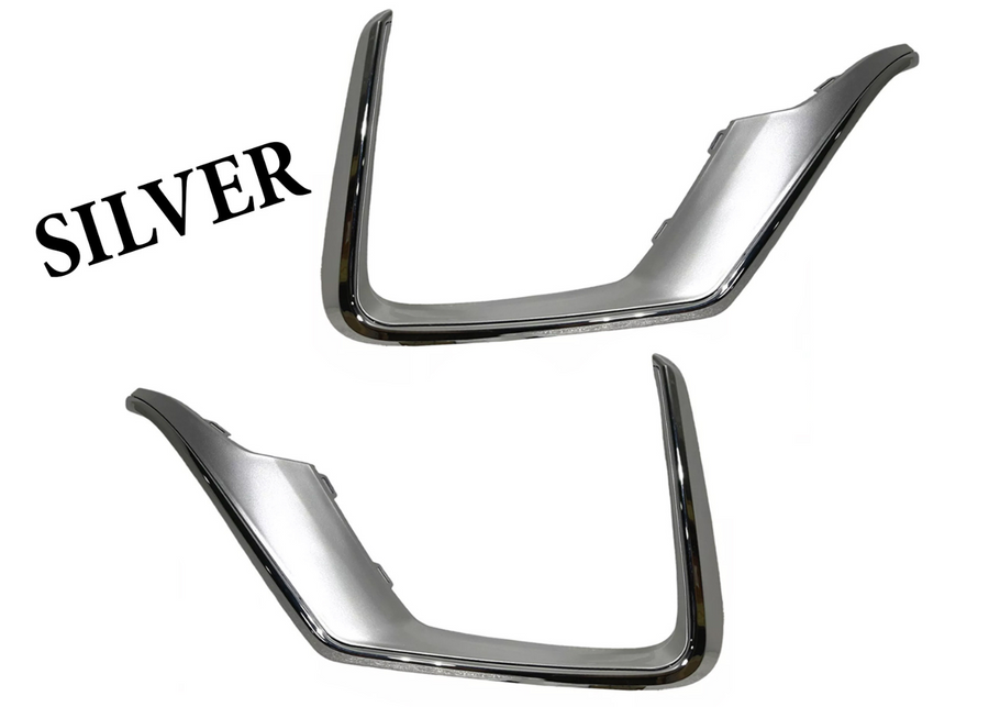 2020-2022 Honda CR-V CRV Left Right Front Bumper Face Bar Molding Trim Driver & Passenger Silver - Texas-e-parts
