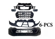 Load image into Gallery viewer, 2020 Ford Transit 150 250 350 350HD Front Bumper Upper Lower Cover Grille With Camera Option Inner Bracket &amp; Fog Light Cover 6-PCS
