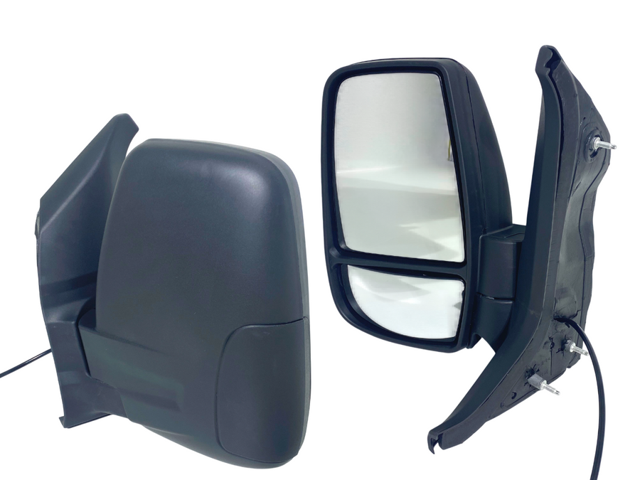 2015-2024 Ford Transit LH Driver Front Door Side Rear View Mirror Short Arm - Texas-e-parts