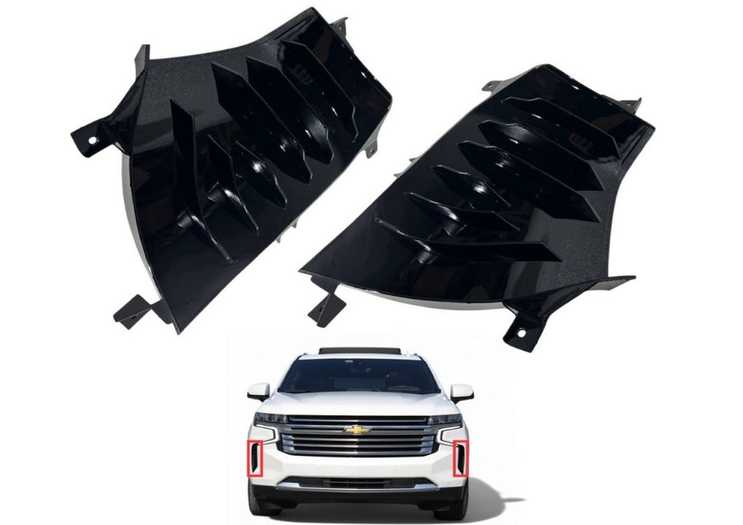 2021 2022 2023 2024 Chevrolet Suburban Tahoe Left Right Front Bumper Air Duct Driver Passenger Set