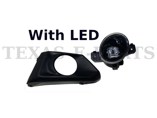 2019-2022 Nissan Altima Front Bumper Fog Light Lamp With Cover Right Passenger Side - Texas-e-parts