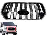 2021 2022 2023 Ford Transit 150 250 350 350HD Front Bumper Upper Grille Honeycomb