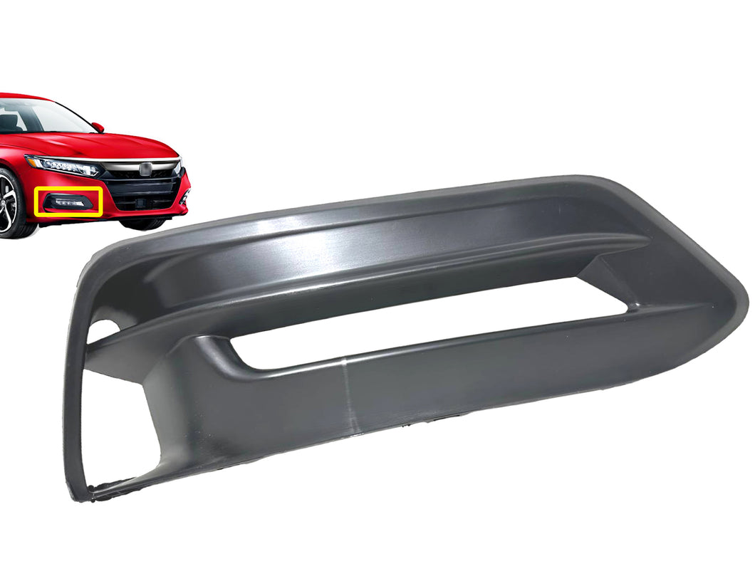 2018 2019 2020 Honda Accord Front Bumper Fog Light Cover Right Passenger Side - Texas-e-parts