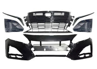 2023 2024 2025 Nissan Altima S SL SV Front Bumper Cover With Grille Fog Light Cover & Chrome Molding Trim
