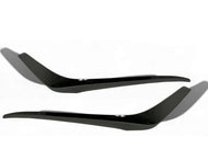 2023 2024 2025 Nissan Altima SR Left Right Front Bumper Grille Surround Molding Trim Dark Chrome Driver & Passenger Set