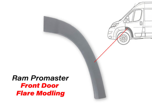 2014-2018 Ram ProMaster 1500 2500 3500 Front Left Door Flare Molding Trim Driver Side - Texas-e-parts