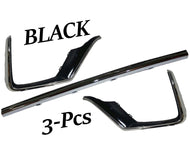 2020 2021 2022 Honda CR-V CRV Front Bumper Center Left Right Molding Trim Black - Texas-e-parts