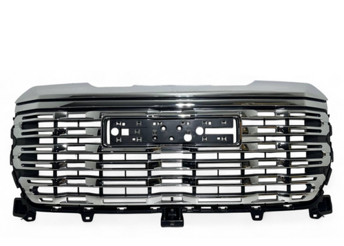 2022-2024 GMC Sierra 1500 & Sierra 1500 Limited Front Bumper Upper Grille Chrome - Texas-e-parts