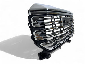 2022 2023 2024 GMC Sierra 1500 & Sierra 1500 Limited Front Bumper Upper Grille Chrome