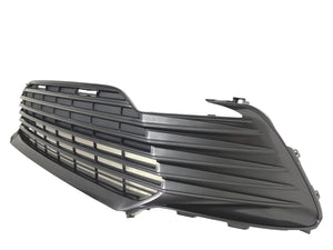 2021 2022 2023 Toyota Camry L LE XLE Front Bumper Cover With Upper Lower Grille & Left Right Side Chrome Trim Molding