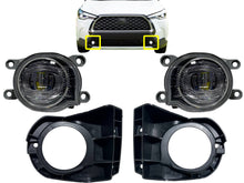Load image into Gallery viewer, 2022 2023 2024 Toyota Corolla Cross Hybrid XLE &amp; XLE Left Right Front Bumper Fog Light Lamp With Bracket Driver &amp; Passenger Set