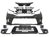 2022 2023 2024 Honda Civic Front Bumper Cover With Upper Lower Grille Fog Light Lamp Cover & Headlight Molding Trim 10-PCS