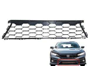 2017 2018 2019 Honda Civic Hatchback Front Bumper Lower Grille - Texas-e-parts