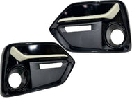 2020-2021 Honda Civic Hatchback Front Bumper Fog Light Cover Set - Left & Right Driver Passenger