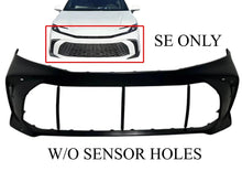 Load image into Gallery viewer, 2025 Toyota Camry SE Front Bumper Cover Without Sensor Holes