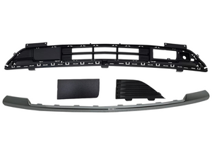 2021 2022 2023 2024 Chevrolet Suburban Tahoe Premier Front Bumper Cover With Upper Lower Grille Air Vents Side Reflector Bumper Bracket Chrome Molding Trim 13-PCS