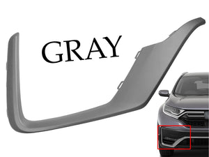 2020 2021 2022 Honda CR-V CRV Front Bumper Face Bar Molding Trim Right Side Gray - Texas-e-parts