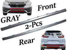Load image into Gallery viewer, 2020 2021 2022 Honda CR-V CRV Front Rear Bumper Center Middle Molding Trim Gray
