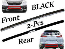 Load image into Gallery viewer, 2020 2021 2022 Honda CR-V CRV Front Rear Bumper Center Middle Molding Trim Black