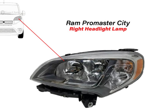 2015-2022 Ram Promaster City Headlight Lamp Front Left Driver Side - Texas-e-parts