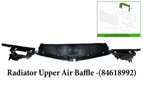 2018-2021 Chevrolet Equinox GMC Terrain Radiator Upper Cover ( Air Baffle ) - Texas-e-parts