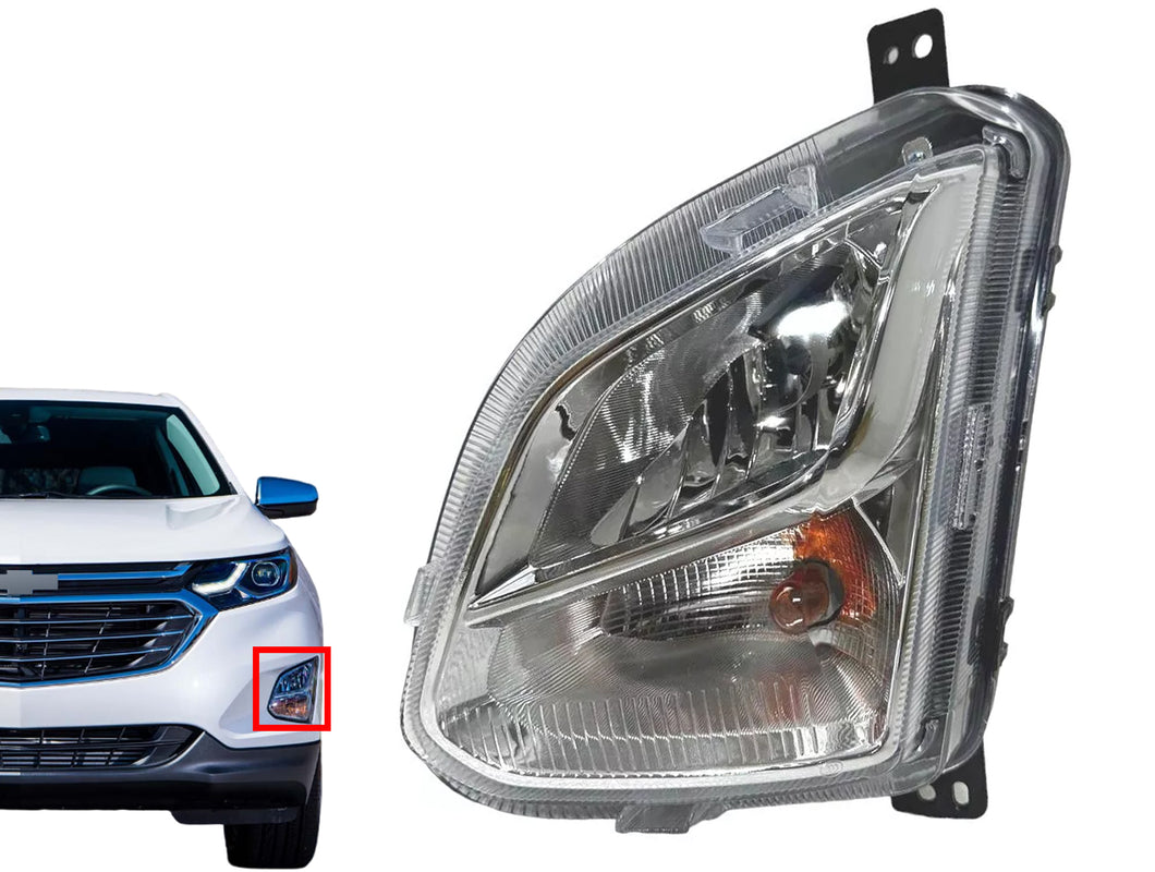 2018 2019 2020 2021 Chevrolet Equinox Front Bumper Fog Light Lamp Turn Signal Left Driver Side - Texas-e-parts