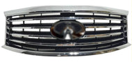2013 2014 2015 Infiniti JX35 QX60 Grille Front Bumper Upper Grille Chrome