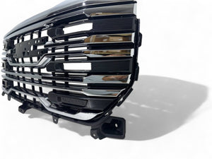 2022 2023 2024 GMC Sierra 1500 AT4X Front Bumper Upper Grille With Camera Option Chrome