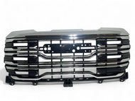2022 2023 2024 GMC Sierra 1500 AT4X Front Bumper Upper Grille With Camera Option Chrome