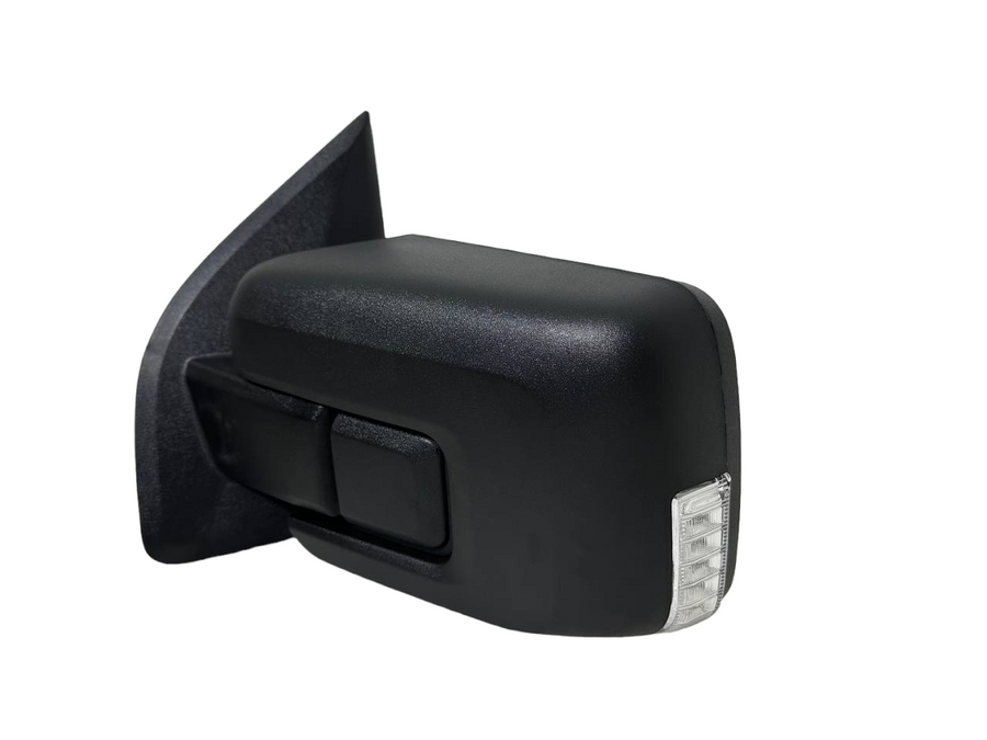 2021 2022 2023 Ford F-150 Front Door Left Side Rear View Mirror Heated Signal Puddle Light Manual Folding With BSM (Blind Spot Monitoring) - Texas-e-parts
