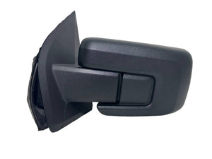 2021 2022 2023 Ford F-150 Front Door Left Side Rear View Mirror Heated Power Mirror Adjustment With BSM (Blind Spot Monitoring) Textured Manual Fold