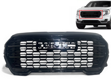 Load image into Gallery viewer, 2022 2023 2024 GMC Terrain Denali Front Bumper Upper Grille Without Camera Option Gloss Black
