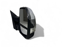 Load image into Gallery viewer, 2017 2018 2019 2020 2021 2022 Ford F-250 F-350 Super Duty Left Right Front Door Side Rear View Mirror Heated Signal Puddle Light Power Adjustment With BSM (Blind Spot Monitoring) Chrome / Textured Driver &amp; Passenger Set
