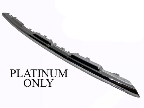 2021-2023 Nissan Rogue Platinum Front Bumper Chrome Molding Trim - Texas-e-parts