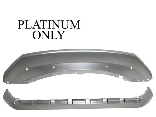 2021-2022 Nissan Rogue Platinum Front Bumper Lower Valance Cover Silver Painted - Texas-e-parts