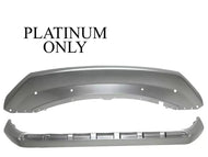 2021 2022 Nissan Rogue Platinum Front Bumper Lower Valance Cover Silver Painted