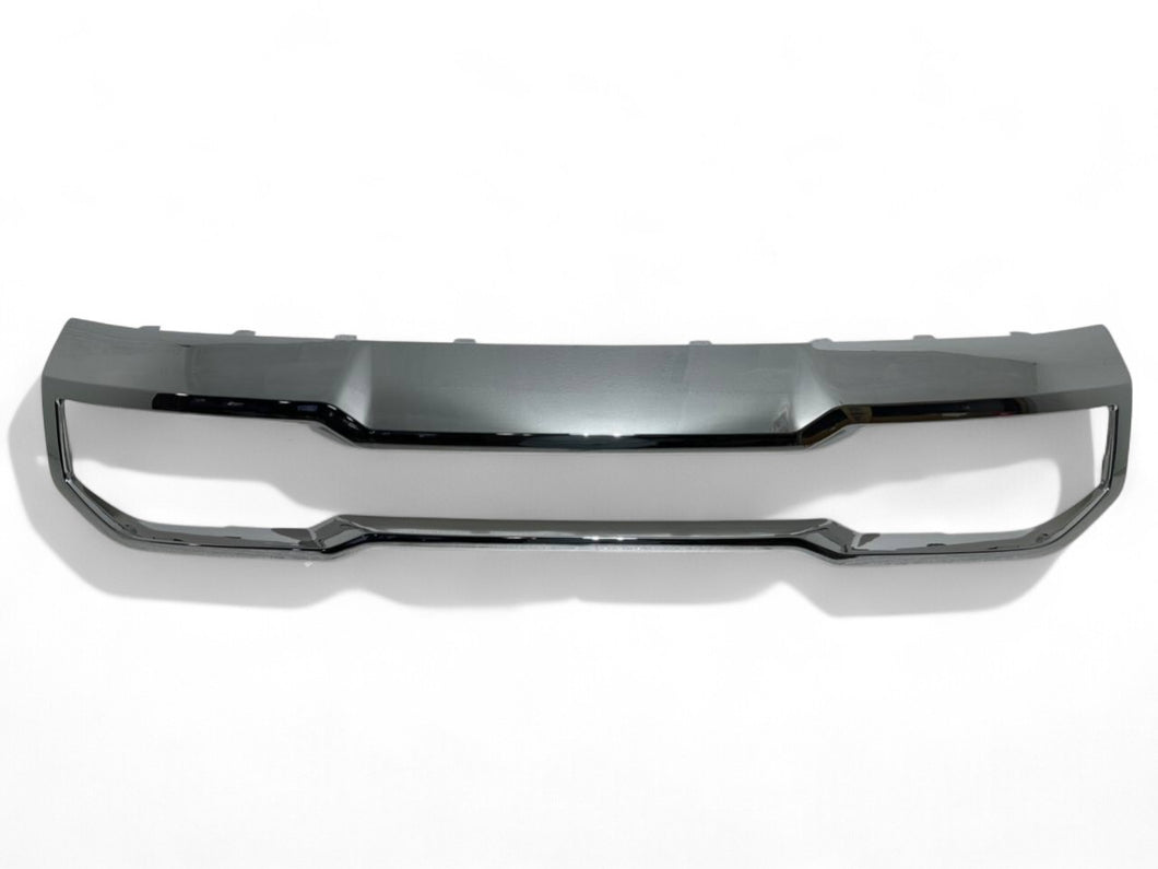 2022 2023 2024 2025 GMC Sierra 1500 SLT Front Bumper Lower Valance Skid Chrome Plate Trim