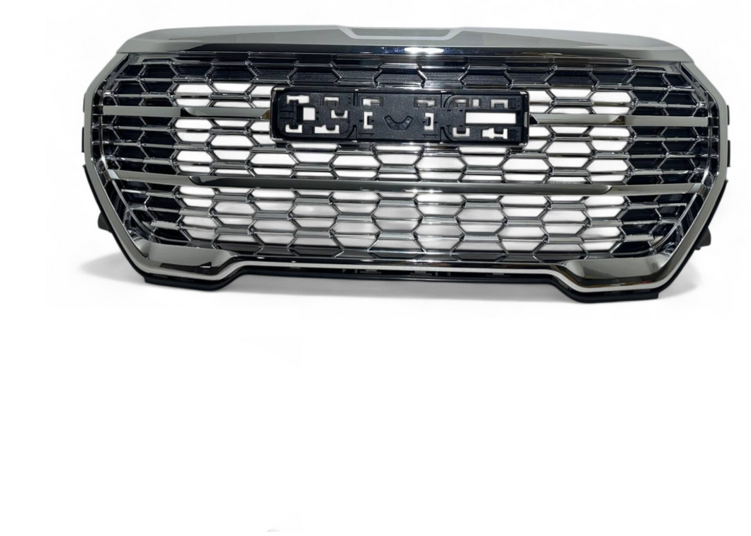 2022 2023 2024 GMC Terrain Denali Front Bumper Upper Grille Without Camera Option Chrome