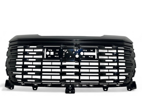 2022-2024 GMC Sierra 1500 & Sierra 1500 Limited Front Bumper Upper Grille Gloss Black - Texas-e-parts