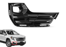 Load image into Gallery viewer, 2019 2020 2021 2022 2023 2024 GMC Terrain AT4 SLT Right Front Bumper Fog Light Cover Passenger Side Gloss Black
