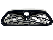 Load image into Gallery viewer, 2020 2021 2022 2023 2024 2025 Toyota Highlander Front Bumper Upper Grille W Cam Option Gloss Black