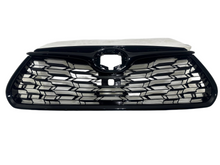 Load image into Gallery viewer, 2020 2021 2022 2023 2024 2025 Toyota Highlander Front Bumper Upper Grille W Cam Option Gloss Black