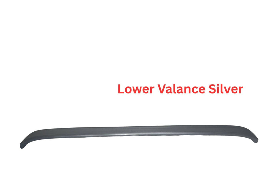 2020-2025 Toyota Highlander Front Bumper Lower Valance Molding Gloss Silver - Texas-e-parts