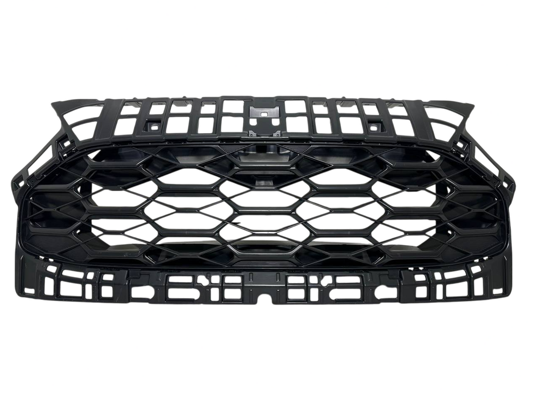 2023 2024 2025 Honda HRV HR-V LX Front Bumper Upper Grille Without Sensor Holes Honeycomb Matte Black