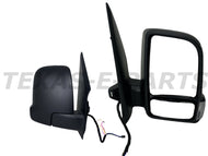 2019 2020 2021 2022 Mercedes Benz & Freightliner Sprinter 1500 2500 3500 Power Side Rear View Mirror Heated Signal Short Arm Right Passenger Side